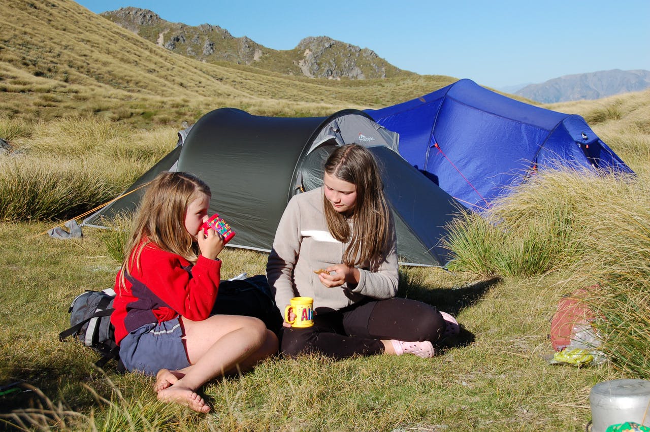 Carrying tents allows for some great campsites Credit: Jo Stilwell