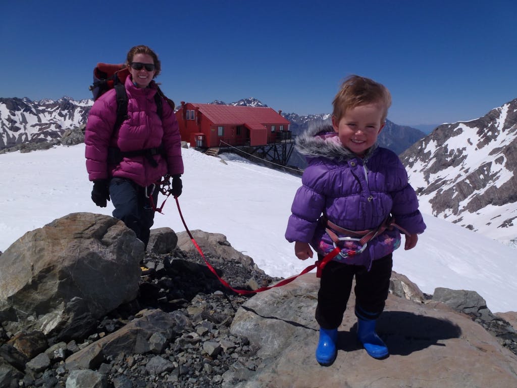 Siula Gough climbs her first ‘peak’ Photo: Geoff Wayatt