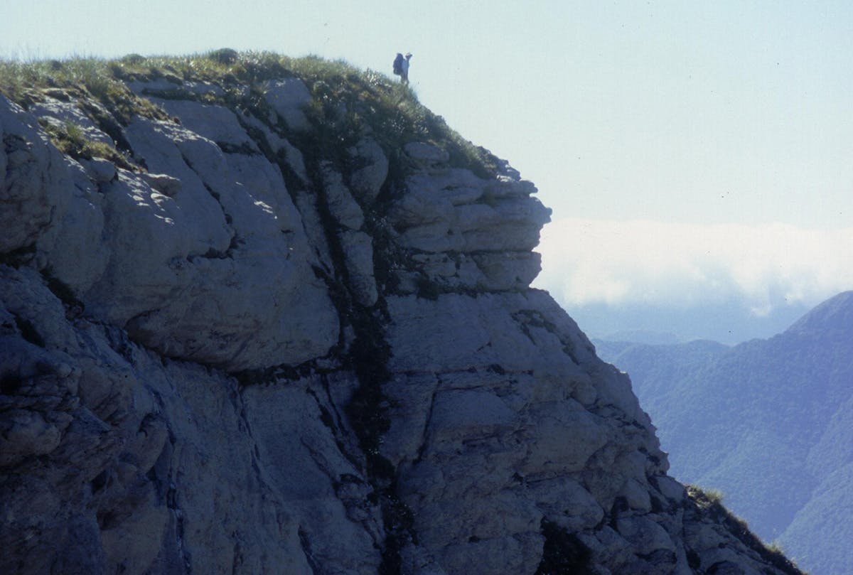 Bluffs on Garibaldi Plateau looking down into Silvermine Creek. Photo: Richard Davies
