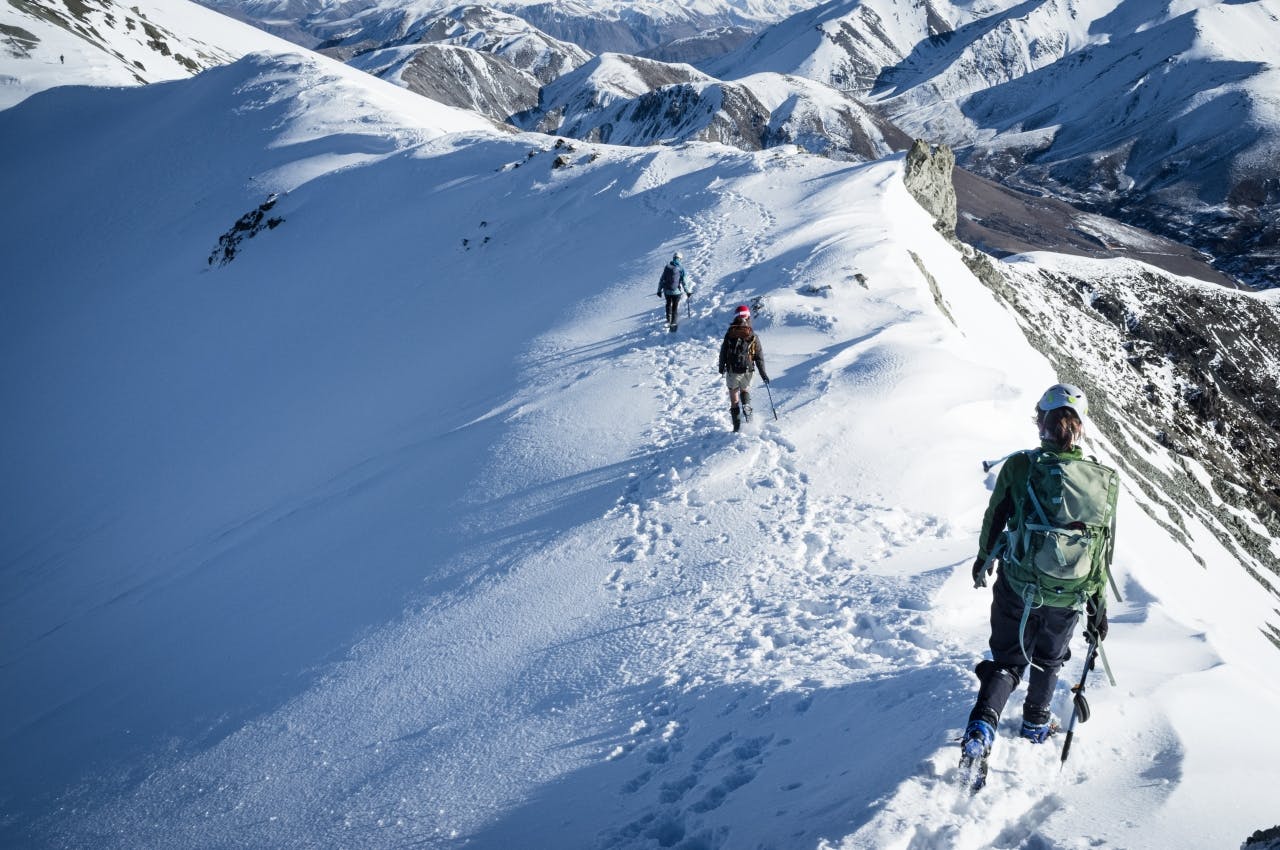 Learning basic ice axe and crampon skills will open a whole new world of outdoor possibilities. Photo: Dennis Radermacher