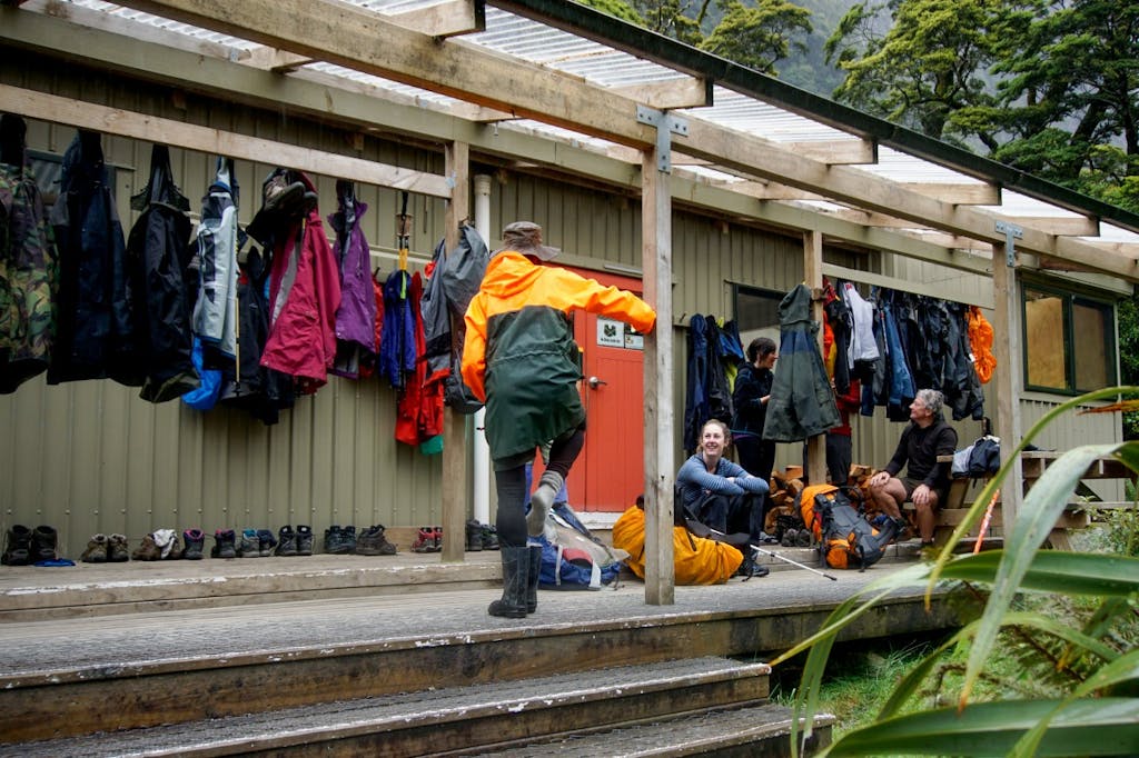A nearly full Mintaro Hut on the Milford Track – facilities like this are reaching capacity CREDIT: Kay Bayley