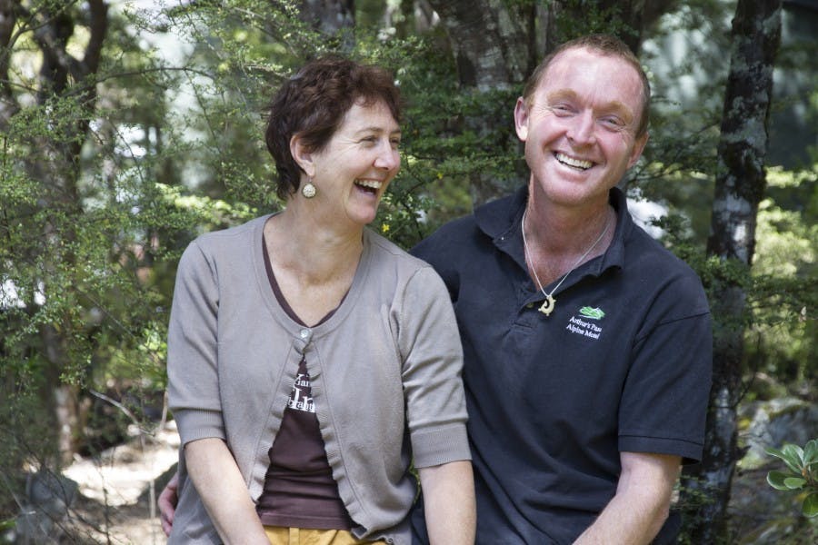Fiona and Pete Neale moved to the village after buying the Arthur's Pass Alpine Motel / PHOTO: Anna Pearson
