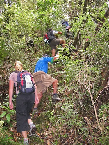 Heading towards the summit from the eastern side