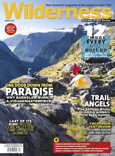 Image of the April 2015 Wilderness Magazine Cover
