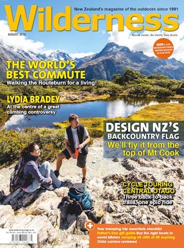 Image of the August 2015 Wilderness Magazine Cover