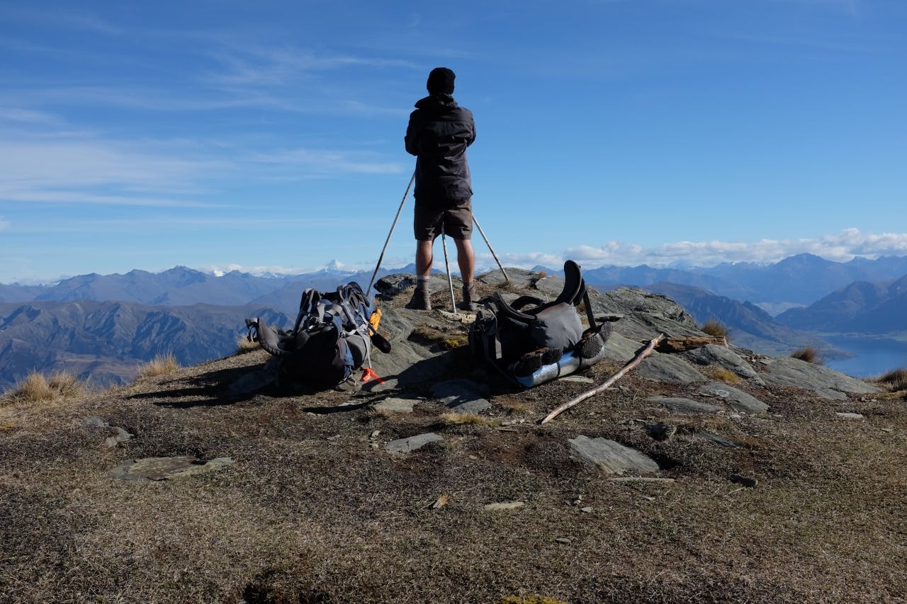 reast Hill overlooking Lake Hawea Photo: Ben Curran