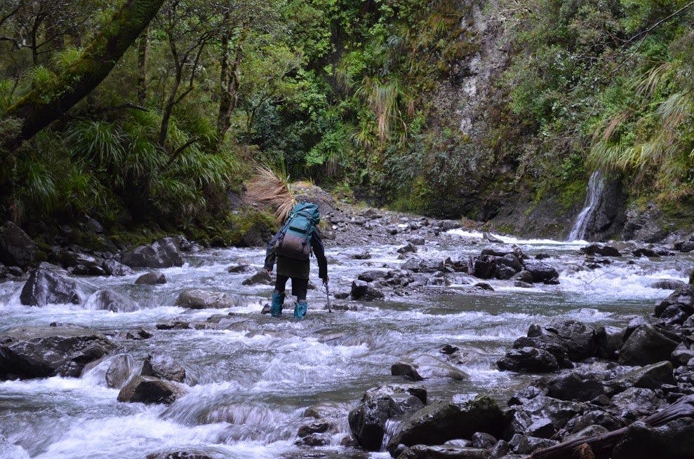 Crossing Tukituki River. Photo: Ricky French