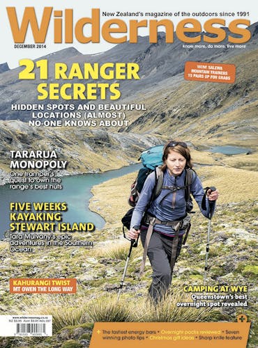 Image of the December 2014 Wilderness Magazine Cover
