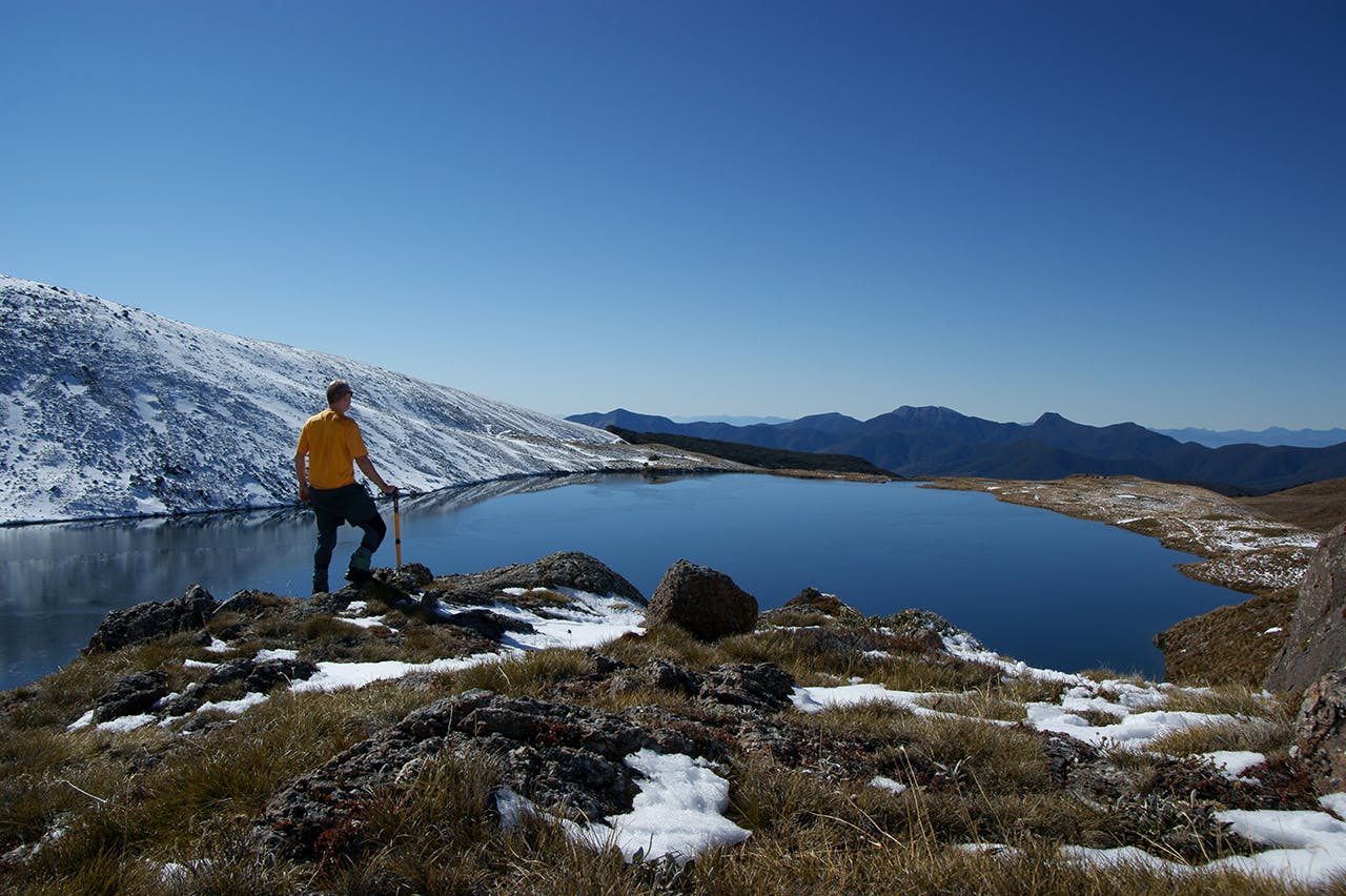 Lake Sylvester is passed on the route to Iron Hill. Photo: Ray Salisbury