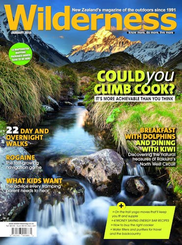 Image of the January 2015 Wilderness Magazine Cover