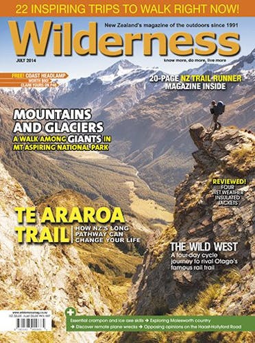 Image of the July 2014 Wilderness Magazine Cover