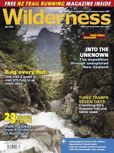 Image of the July 2015 Wilderness Magazine Cover
