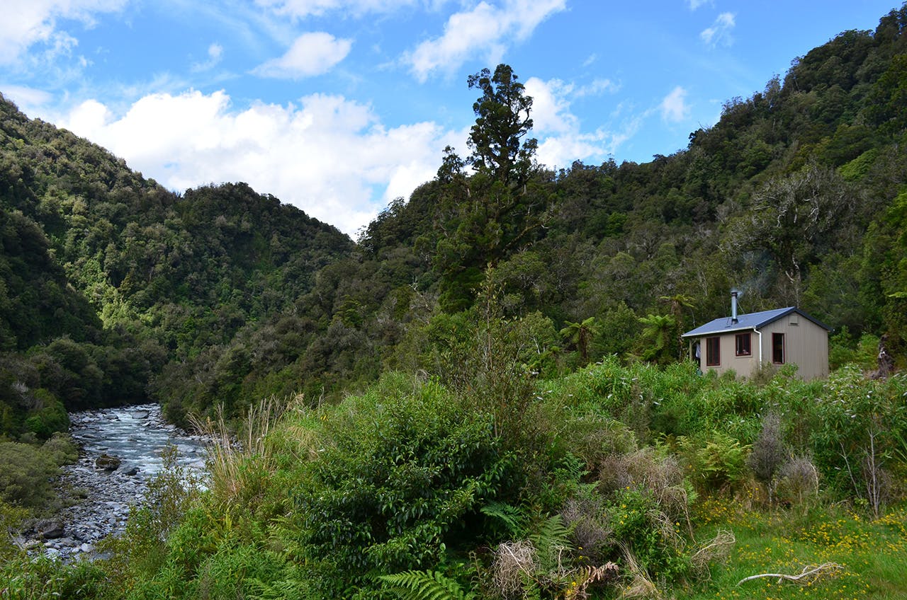 Lower Arahura Hut. Photo: Ricky French