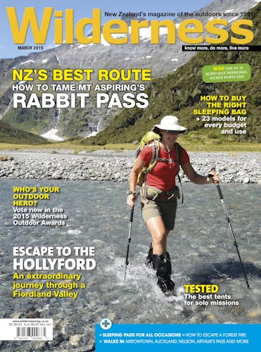 Image of the March 2015 Wilderness Magazine Cover
