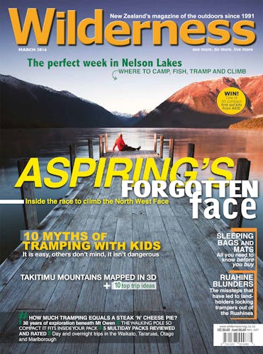Image of the March 2016 Wilderness Magazine Cover