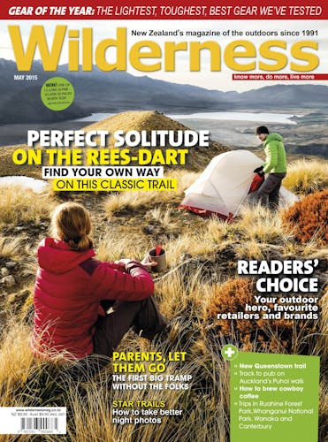 Image of the May 2015 Wilderness Magazine Cover