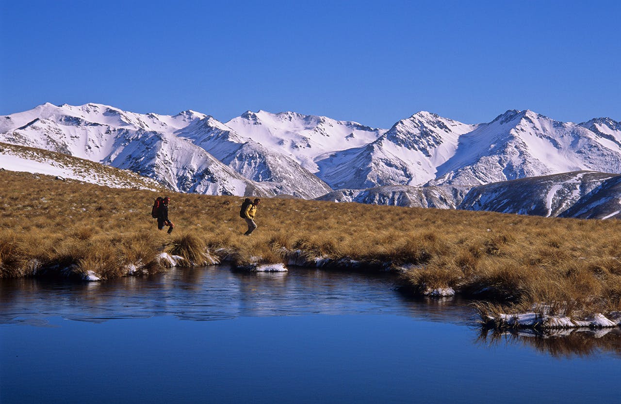 A picturesque tarn on the western slopes of Mt Somers. Photo: Shaun Barnett/Black Robin Photography