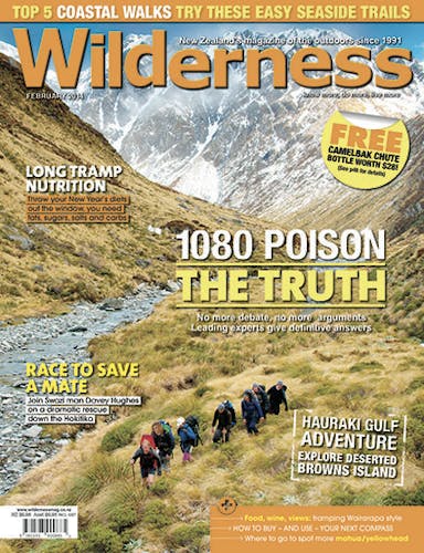 Image of the February 2014 Wilderness Magazine Cover