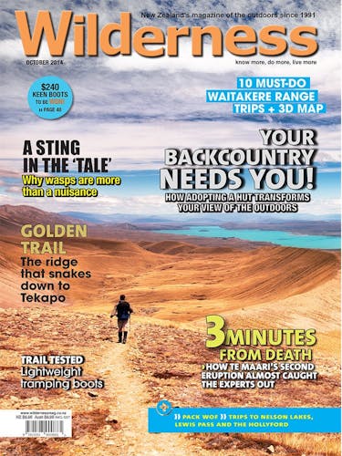 Image of the October 2014 Wilderness Magazine Cover