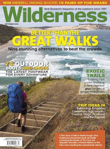 Image of the September 2015 Wilderness Magazine Cover