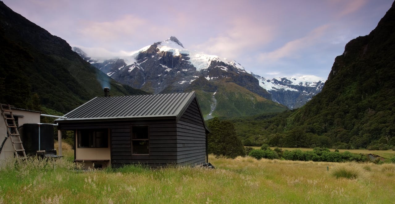 Top Forks Hut on the Young-Wilkin Circuit. Photo: Ray Salisbury