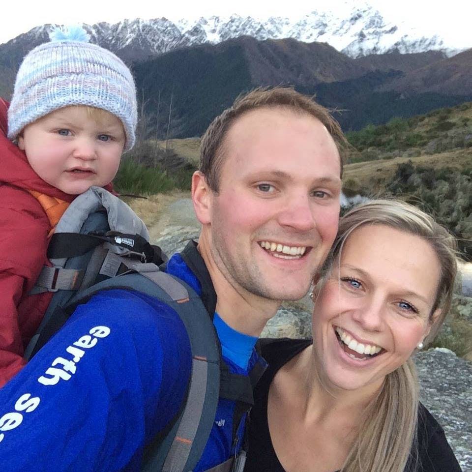Little Mitch MacLachlan with dad and mum Rupert and Susan. Photo supplied