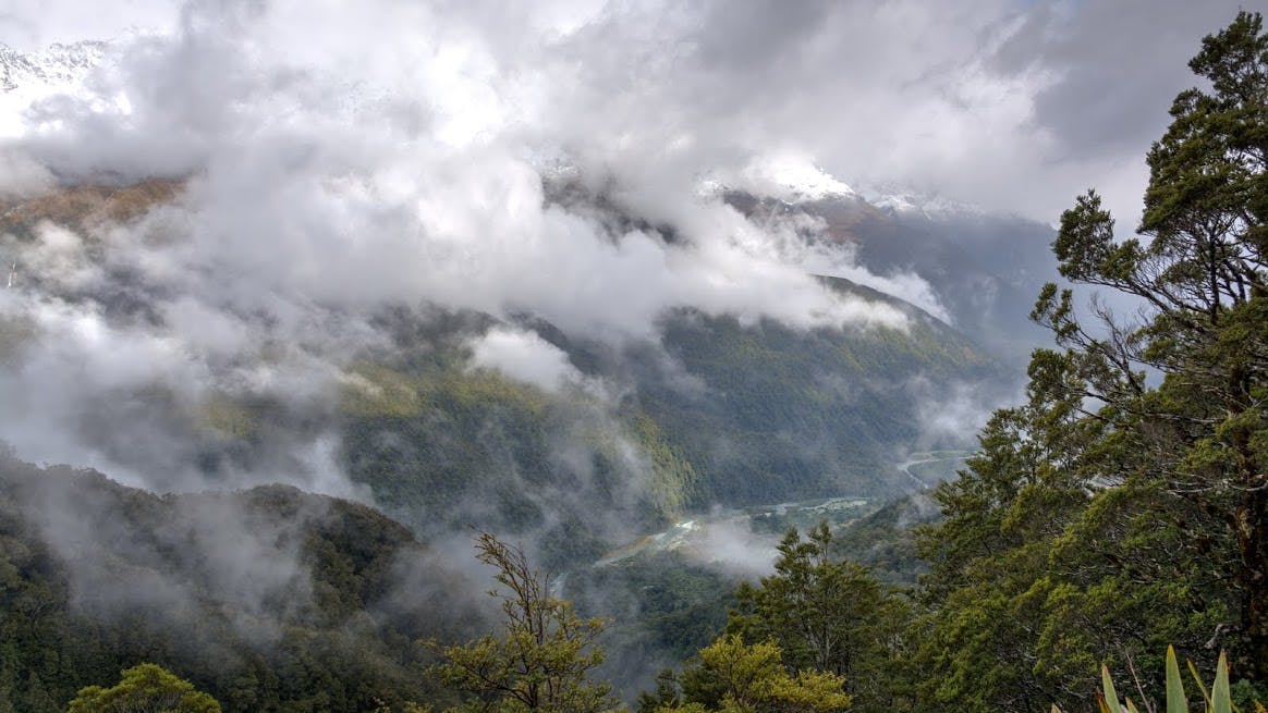 The Hollyford Valley would mark the western end of the tunnel. Photo: Christoph Strassler