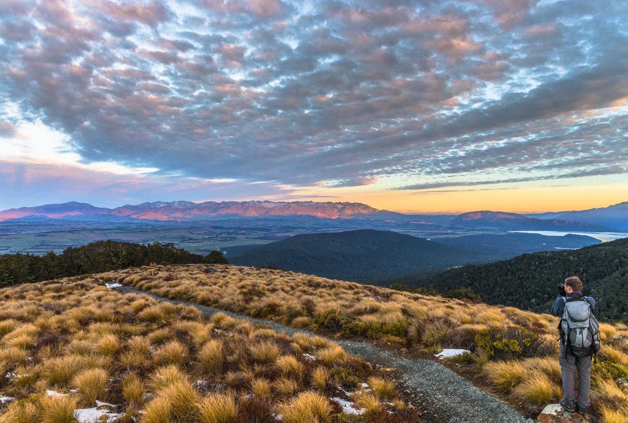 At sunrise and sunset the views look even more spectacular.
