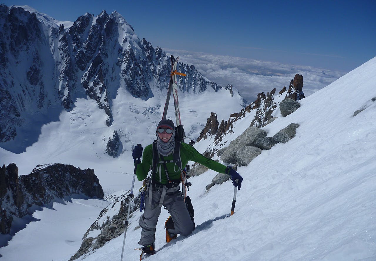 Guide Tim Steward can be climbing the highest peaks one week and snow-shoeing the next. Photo: Jamie Tiplady