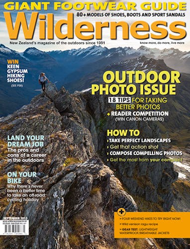 Image of the September 2013 Wilderness Magazine Cover