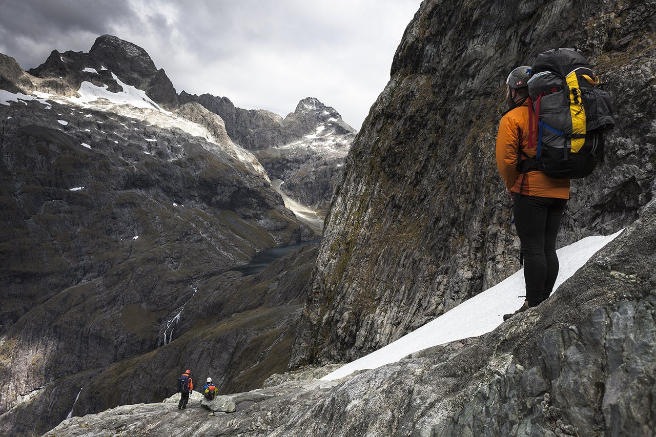 Looking towards Te Wera, Lake Turner and Karetai Peak (2206m) from underneath Mahere. Photo: Mark Watson
