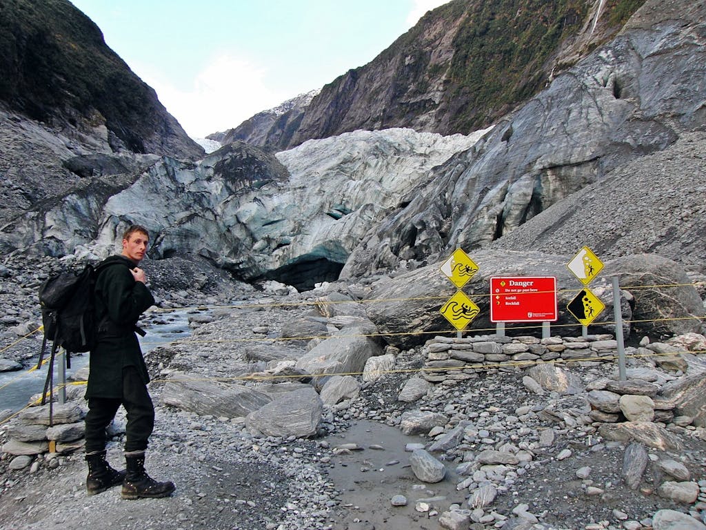 DOC rangers do a variety of work, including checking glaciers and introducing young kids to conservation.