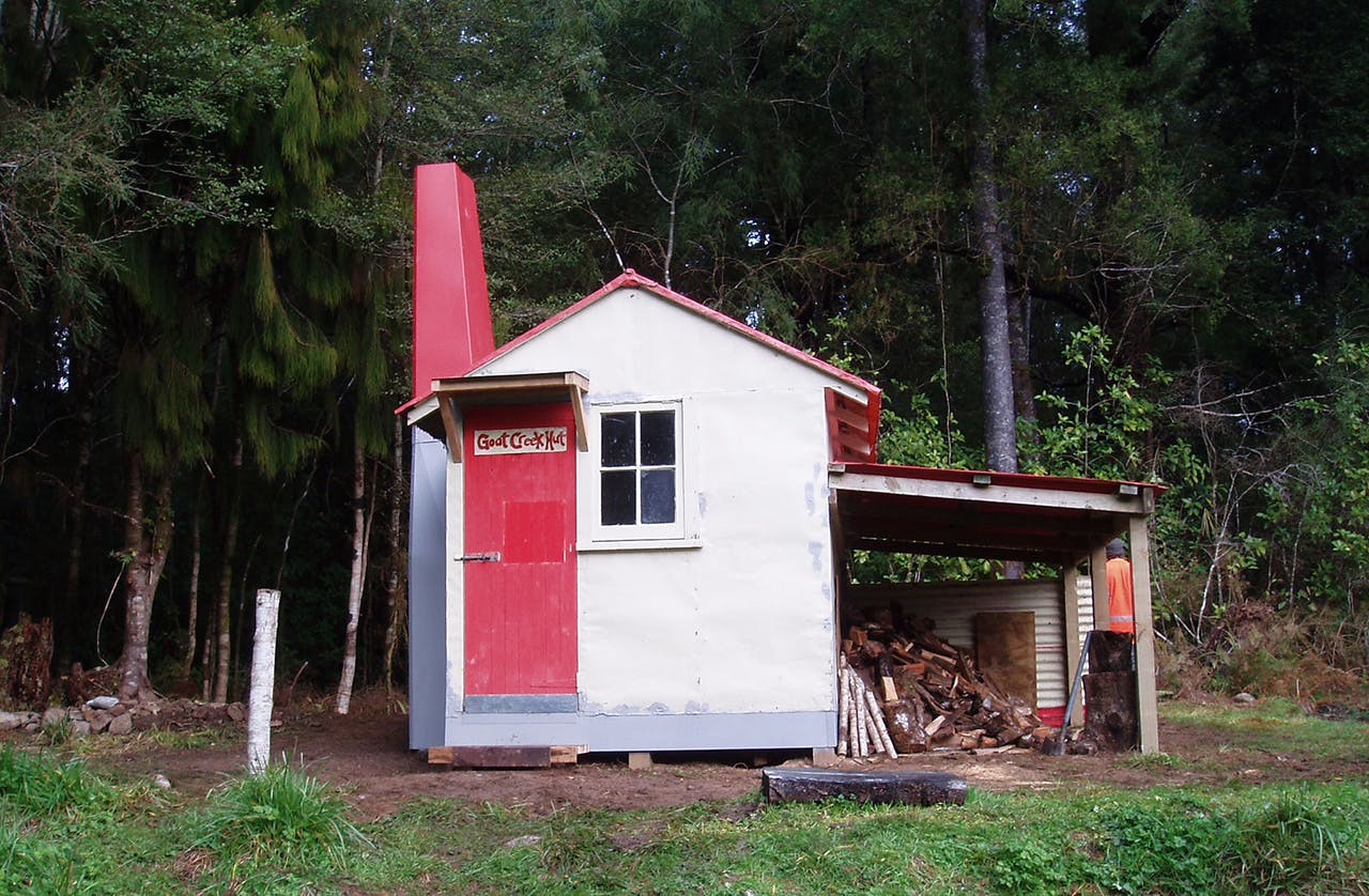 Goat Creek Hut. Photo Supplied