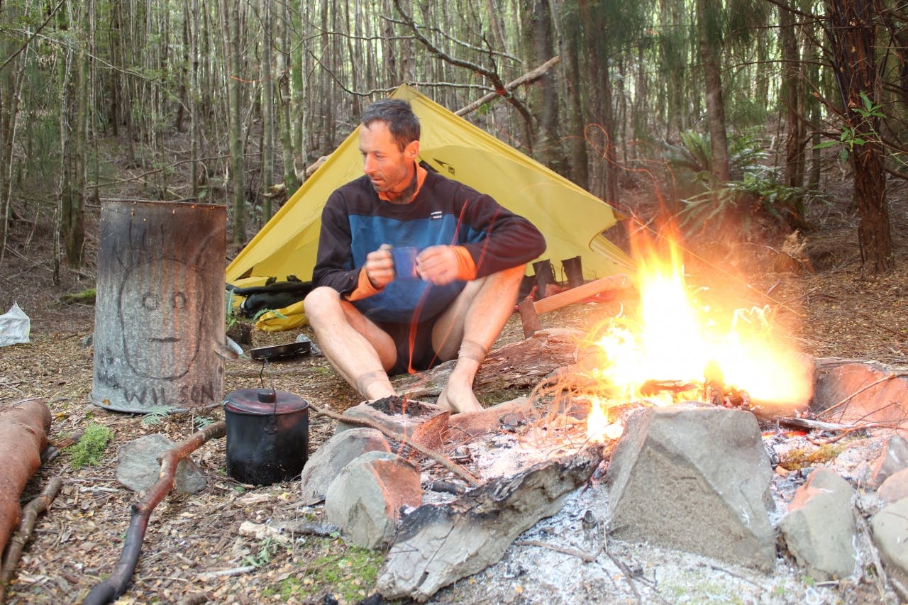 Mark Jones spent 19 days living off the land and tramping 200km off track in the Ureweras. Photo supplied