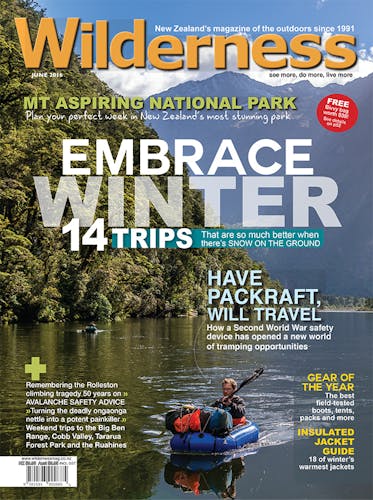 Image of the June 2016 Wilderness Magazine Cover