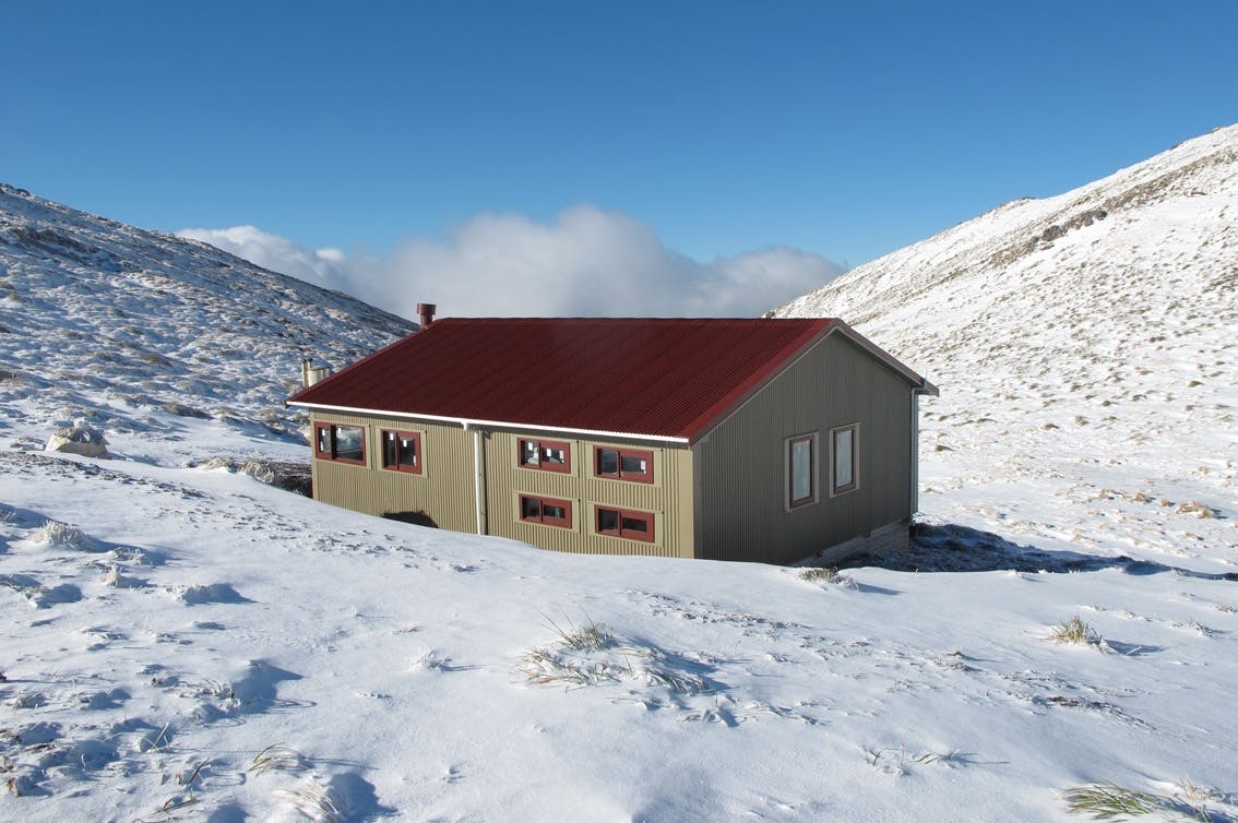 Almost there - the new Kime Hut should be ready soon. Photo: Supplied