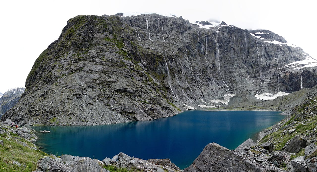 The glacier-fed Lake Castalia. Photo: Hamish Cumming