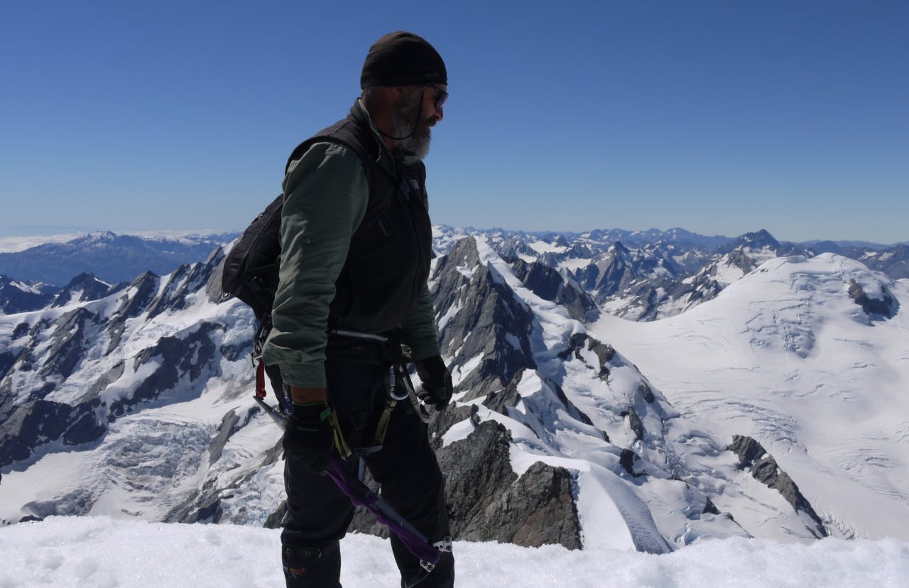 Mark Whetu is one of the few notable Maori climbers, but he admits to growing living a ‘pakeha life’. Photo: Guy Cotter