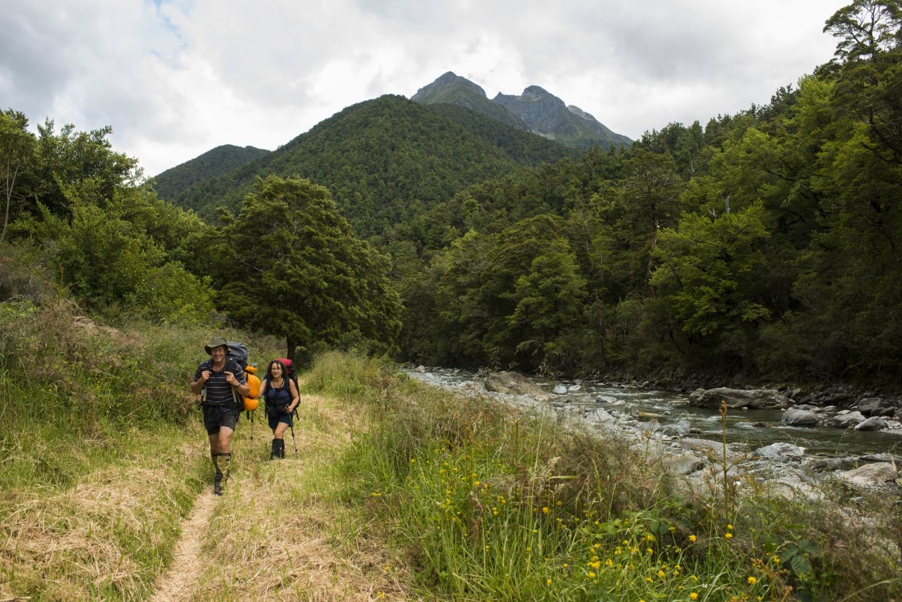 Trampers on the Wangapeka Track