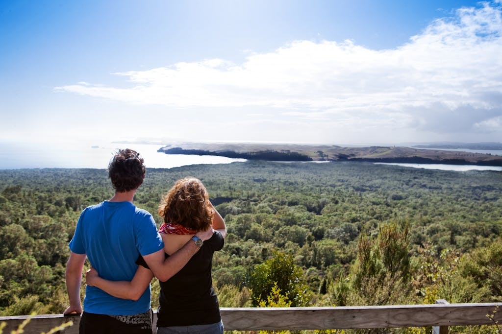 Cap: Auckland Mayor Len Brown a three-day walk on Rangitoto and Motutapu islands will add to the islands’ appeal