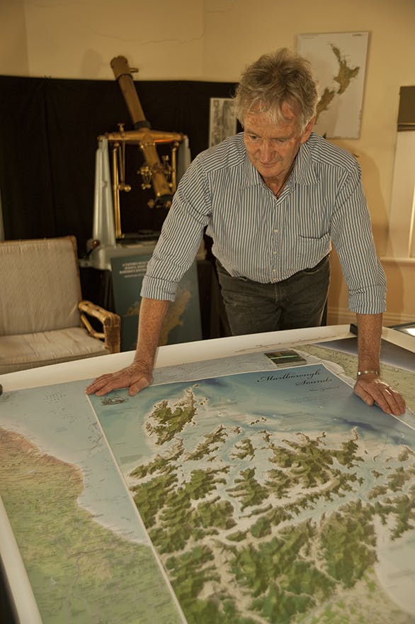 Geographx's Roger Smith says LINZ should focus on maintaining and updating map data rather than printing maps. Photo: Shaun Barnett / Black Robin Photography