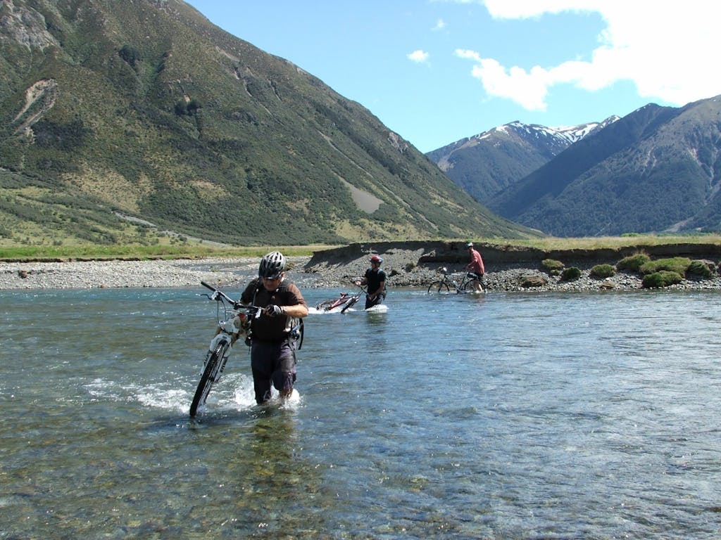 A new bridge means cyclists no longer need to get wet feet to cross the Waiau River on the St James Trail Photo: John Dunn 