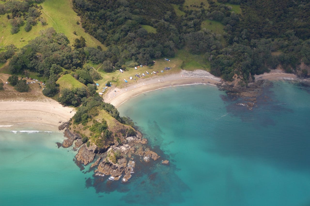 Waikahoa Bay campsite.