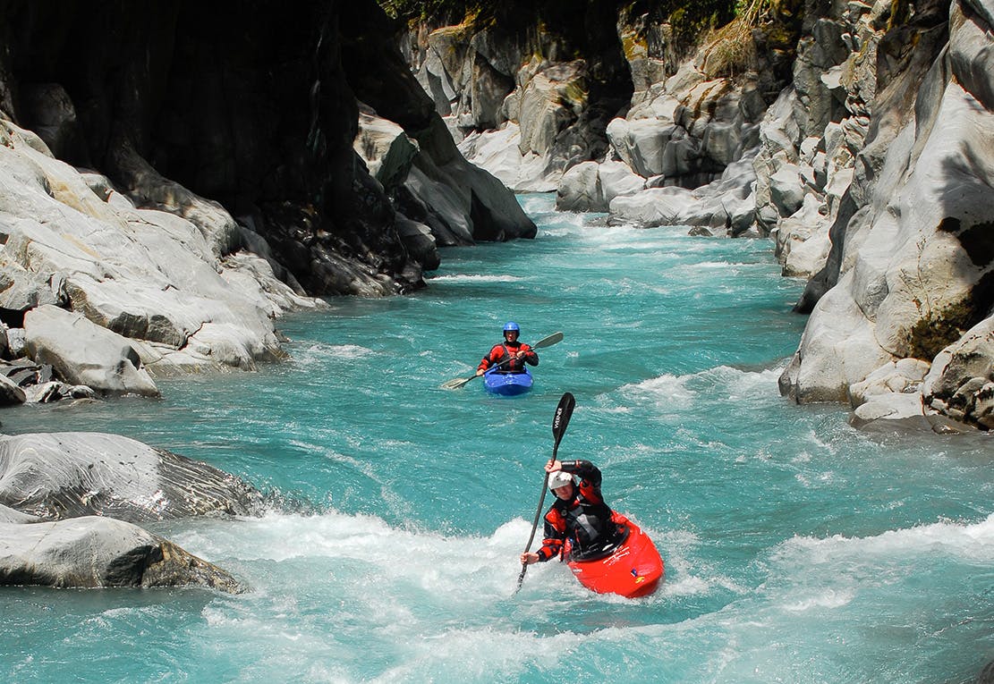 The Morgan Gorge is an endangered natural feature of the Waitaha River. Photo: Zak Shaw Photography
