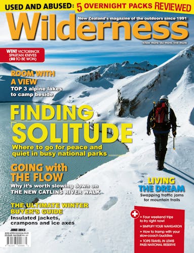 Image of the June 2013 Wilderness Magazine Cover