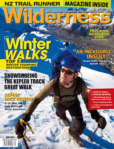 Image of the May 2013 Wilderness Magazine Cover