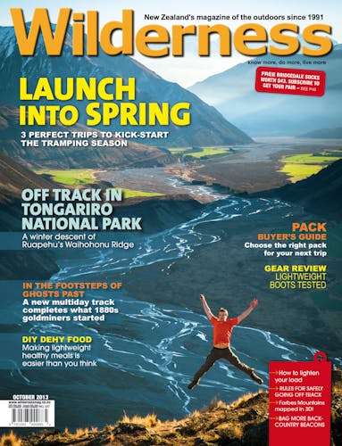 Image of the October 2013 Wilderness Magazine Cover