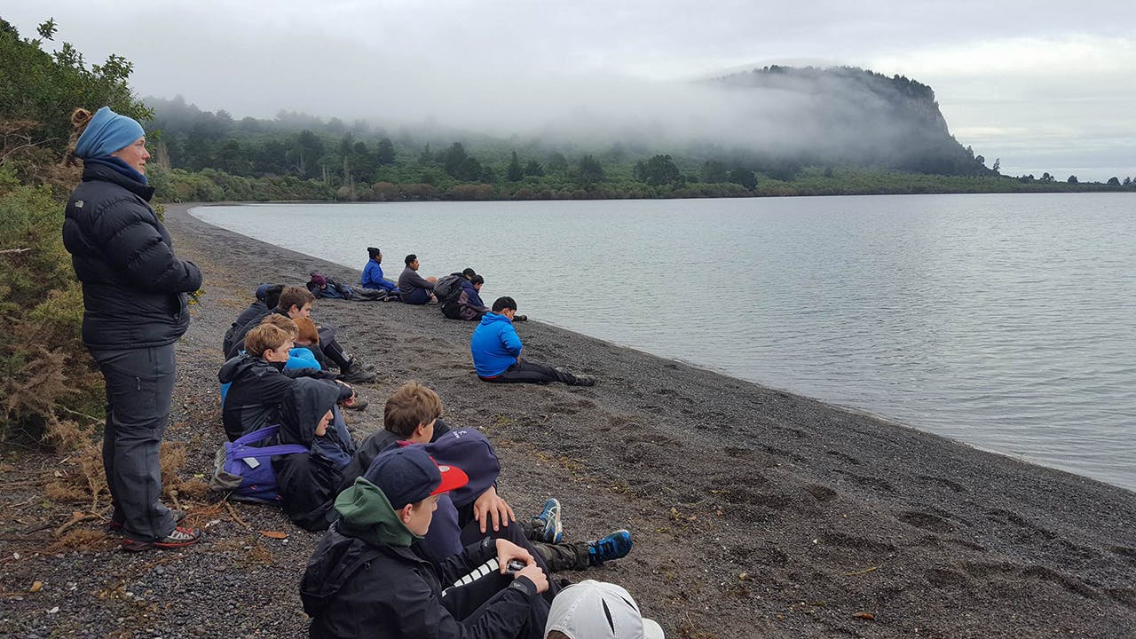 A youth group on a therapeutic trip with Amy Horn