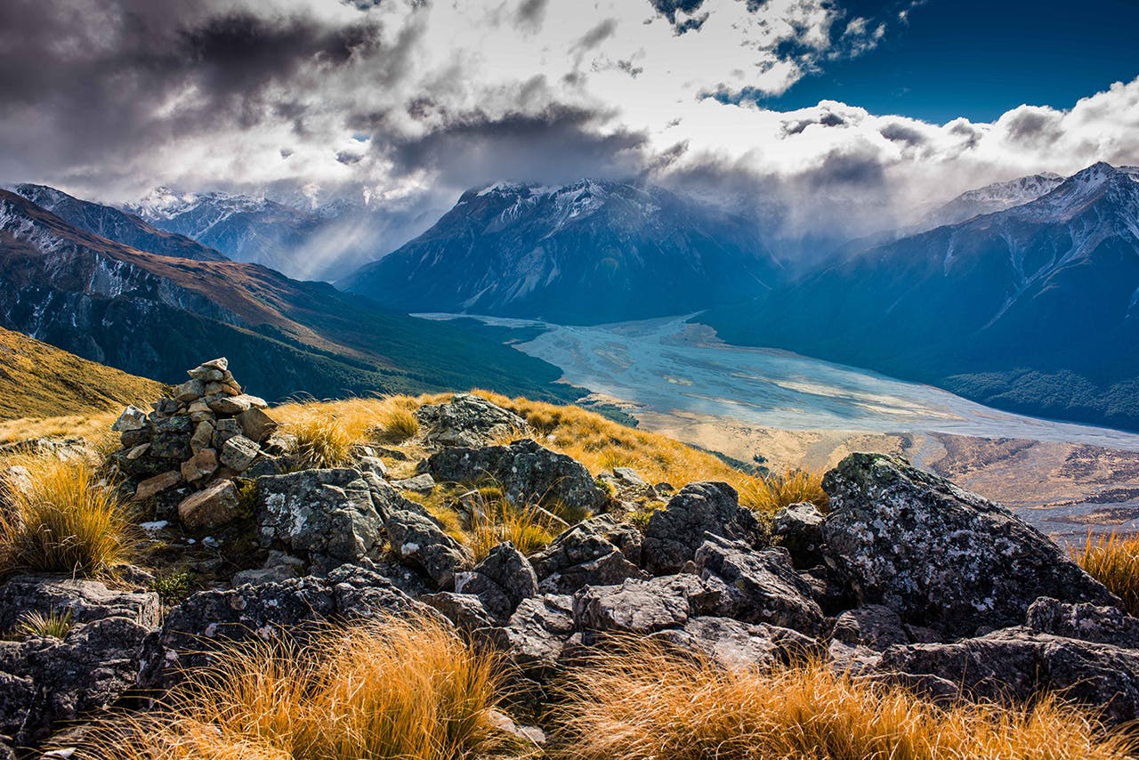 At the head of the Waimakariri Valley are several passes offering access into Westland. Photo: Pat Barrett