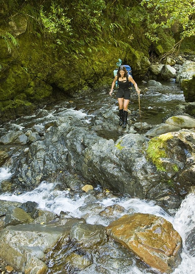 Heather Rhodes, South Ohau River, Tararua FP, Horowhenua